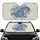 Swirling Dot-Work Paisley Floral Botanicals Leaf Elements - Everyday Lifestyle Gift Car Sunshade - 1