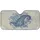 Swirling Dot-Work Paisley Floral Botanicals Leaf Elements - Everyday Lifestyle Gift Car Sunshade - 3