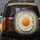 Sunny Side Up Fried Egg - Breakfast Meal Food Lover Vehicle Decor Gift for Road Trips Spare Tire Cover - 5