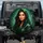 Woman Head Covering Drapes Filigree - Luxury Lifestyle Gift for Her Spare Tire Cover - 1
