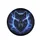 Dark Wolf Head Electric Blue Purple Energy - Wildlife Lover Gift for Wolf Lovers Spare Tire Cover - 4