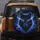 Dark Wolf Head Electric Blue Purple Energy - Wildlife Lover Gift for Wolf Lovers Spare Tire Cover - 5