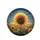 Realistic Field of Sunflowers Twilight Sky - Outdoor Lover Gift Spare Tire Cover - 4