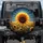 Realistic Field of Sunflowers Twilight Sky - Outdoor Lover Gift Spare Tire Cover - 1