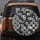 Black White Solid Outline Paw Prints Checkerboard Full Coverage - Everyday Pet Lover Gift Spare Tire Cover - 5