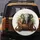 Baby Elephants Peeking Leather Travel Bag - Wildlife Lover Gift Spare Tire Cover - 5