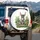 Friendly Donkey Picket Fence - Farmhouse Decor Donkey Lover Gift Spare Tire Cover - 3