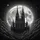 Gothic Cathedral Full Moon Dark Sky - Gothic Decor Gift for Fantasy Lover Spare Tire Cover - 6