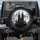 Gothic Cathedral Full Moon Dark Sky - Gothic Decor Gift for Fantasy Lover Spare Tire Cover - 1