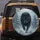 Majestic Black Wolf Glowing Eyes Snow Winter Forest - Wildlife Lover Gift Spare Tire Cover - 5