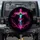 Crucified Figure Teal Skin Lime Crown Hot Pink Cross - Vehicle Decor Gift Spare Tire Cover - 1