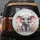 Baby Elephant Flowers Butterfly - Nursery Decor Gift for New Parents Spare Tire Cover - 5