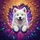 Puppy Breaking Edge Crystalline Fragments Cosmic Swirl - Animal Lover Car Enthusiast Gift Spare Tire Cover - 6