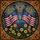 American Flag Fireworks Wildflowers - Independence Day Celebration Gift for Veterans Spare Tire Cover - 6