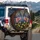 American Flag Fireworks Wildflowers - Independence Day Celebration Gift for Veterans Spare Tire Cover - 3