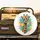 Majestic Giraffe Orange-Framed Sunglasses Vibrant Paint Splatter Adventure Travel Gear Spare Tire Cover - 2