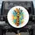 Majestic Giraffe Orange-Framed Sunglasses Vibrant Paint Splatter Adventure Travel Gear Spare Tire Cover - 1