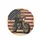 Chopper Motorcycle Skull Distressed Flag Patriotic Decor for Bikers Spare Tire Cover - 4