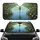Emerald Gold Dragonfly Aquatic Reeds Wildflowers - Nature Lover Gift Car Sunshade - 1