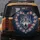 Grey Wolf Golden Eyes Red Rose Lavender Foliage Heart Wreath - Wildlife Lover Gift Spare Tire Cover - 5