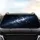 Cosmic Night Sky Glowing Stars Crescent Moons - Travel Essentials Car Sunshade - 4