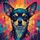 Chihuahua Dog Paint Splashes Graffiti Grunge Street Art - Dog Lover Gift Spare Tire Cover - 6