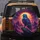 Majestic Eagle Glowing Sunset Mountain Cosmic Sky - Wildlife Lover Outdoor Explorer Gift Spare Tire Cover - 5