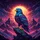Majestic Eagle Glowing Sunset Mountain Cosmic Sky - Wildlife Lover Outdoor Explorer Gift Spare Tire Cover - 6