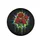 Vibrant Red Roses Neon Green Drips Electric Blue Purple Stripes Spare Tire Cover - 4