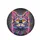 Cat Oversized Glasses Expressive Eyes Radiating Energy Lines - Cat Lover Auto Decor Spare Tire Cover - 4