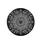 Black White Grey Paisley Mandala Filigree Flecks - Boho Lifestyle Travel Essentials Gift Spare Tire Cover - 4