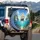 Tropical Island Sailing Ship Underwater Reef Ocean Seascape - Coastal Lifestyle Spare Tire Cover - 3
