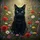 Black Cat Green Eyes Poppies Daisies Purple Blossoms - Cat Lover Car Decor Gift Spare Tire Cover - 6