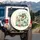 Curious Chunky Alligator Scientist Lab Glassware - Gift for Science Enthusiasts Spare Tire Cover - 3