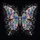 Jewel Butterfly Gold Filigree Celestial Outdoor - Car Decor Gift for Butterfly Lovers Spare Tire Cover - 6