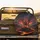 Bengal Tiger Volcanic Landscape - Wildlife Lover Gift For Safari Enthusiast Spare Tire Cover - 2