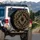 Regal Gold Crest Acanthus Scrollwork Filigree Cartouche Car Decor Gift Spare Tire Cover - 3