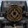 Regal Gold Crest Acanthus Scrollwork Filigree Cartouche Car Decor Gift Spare Tire Cover - 1