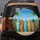 Five Vintage Surfboards Hawaiian Floral Pineapple Tropical Beach Scene - Travel Essentials Spare Tire Cover - 5
