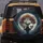 Majestic Stag Antlers Autumn Tree Full Moon - Nature Lover Gift Spare Tire Cover - 5