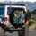 Macaw Parrot Neon TIKI Bar Tropical Cocktails - Outdoor Decor Gift Spare Tire Cover - 3