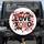 Love XOXO Message Heart Symbols - Valentine's Day Romance Celebration Gift for Couples Spare Tire Cover - 1