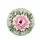 Delicate Light Pink Peony Sage Green Foliage - Floral Car Decor Gift Spare Tire Cover - 4