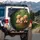 Golden Retriever Puppies Rustic Basket Forest Garden - Puppy Lover Gift Spare Tire Cover - 3
