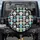 Cartoon Dog Faces Densely Packed Interlocking Black Background - Pet Lover Gift Spare Tire Cover - 1