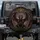 Dark Dragon Purple Wings Golden Crest Ancient Leather - Fantasy Lover Gift Spare Tire Cover - 1