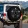 Sinister Pentagram Interlocked Bones Skulls Decayed Drips - Travel Essentials Spare Tire Cover - 3