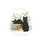 Bright Yellow Eyes Black Cats Antique Books Sage Green Pink Flowers - Outdoor Cat Lover Gift Spare Tire Cover - 4