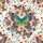 Butterflies Floral Blooms Leaves Tendrils Floral Elements Car Accessory Gift for Butterfly Lovers Spare Tire Cover - 6