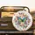 Butterflies Floral Blooms Leaves Tendrils Floral Elements Car Accessory Gift for Butterfly Lovers Spare Tire Cover - 2